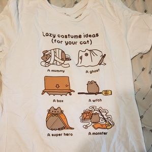 Halloween pusheen shirt size large